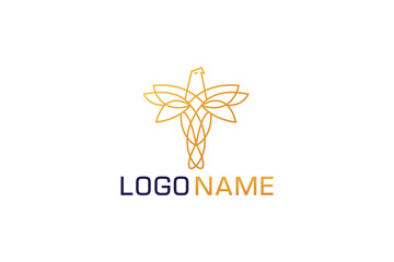Logo Design of an Eagle or Hawk  - Bird Logo Design Template