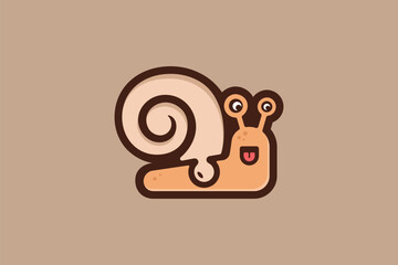 Snail Logo Design - Animal Logo Design Template