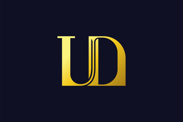 UD Monogram Logo Design - DU Monogram Logo Design
