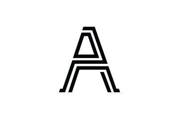 Letter A Logo Design - Logo Design Template	
