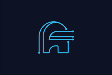 Letter A Logo Design - Logo Design Template	
