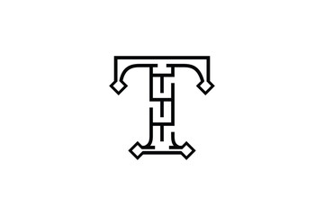 Letter T Logo Design - Logo Design Template	