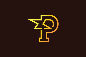 Letter P Logo Design - Logo Design Template	
