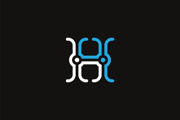 Letter H Logo Design - Logo Design Template	
