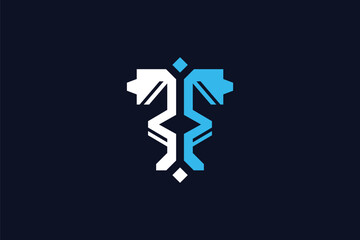 Obraz premium Letter T Logo Design - Logo Design Template 