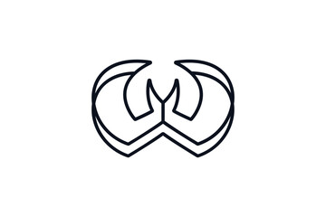 Letter W Logo Design - Logo Design Template	
