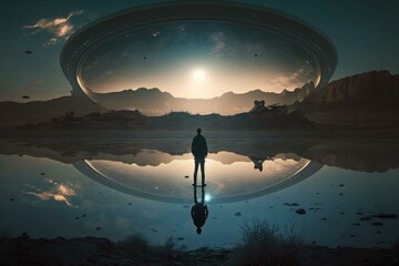 Reflecting on life after a UFO encounter. Generative AI