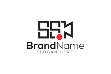 Trendy and Professional letter s s video film camera logo design vector template
