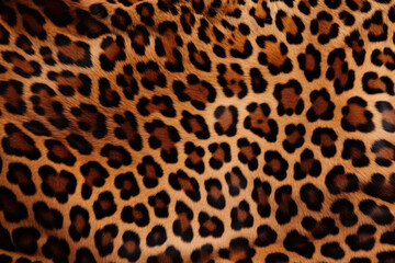 Fototapeta na wymiar 豹, 豹柄, 毛皮, 模様, leopard, leopard print, fur, pattern, Generative AI