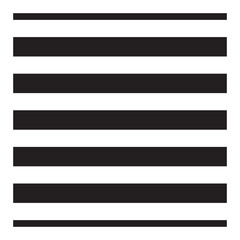 Geometric shape square element black and white stripes