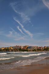 view of the coast of the sea. Sarafovo