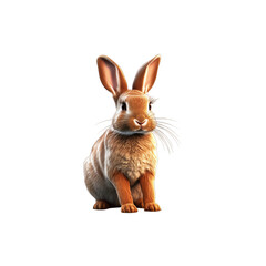 Happy easter transparent background, Generative ai