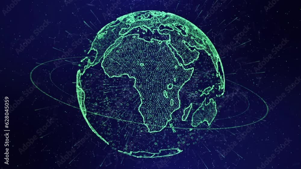 Poster global network connection and data connections concept. worldwide big data cloud. world connections 