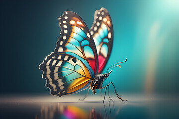 butterfly on black
Generative AI