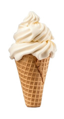 Ice cream cone isolated