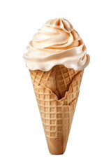 Ice cream cone isolated