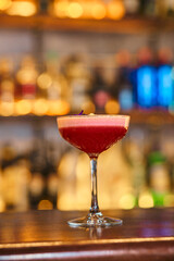 cocktail in the bar