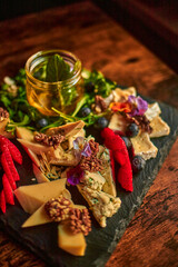 food in restaurant