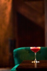 cocktail in the bar