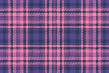 Check pattern fabric of vector tartan texture with a background seamless textile plaid.