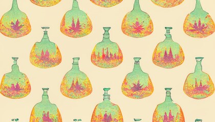 seamless pattern with flowers