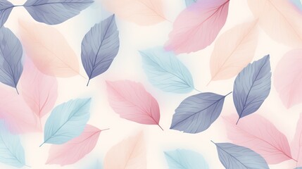 Obraz premium ikat pattern with flowers,cat