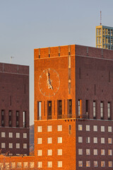 Town Hall Clock Oslo Norway