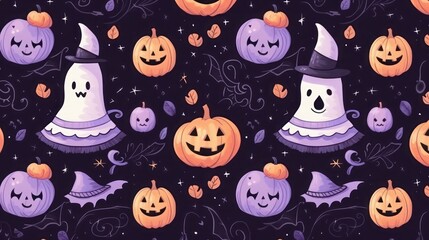 halloween pumpkins background