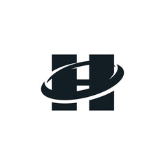 Letter H Logo Design - Logo Design Template	
