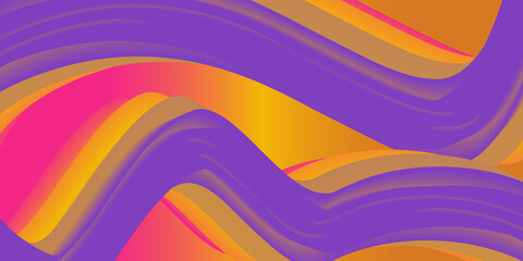abstract background with waves full color