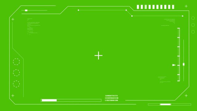  Video overlay template futuristic cyber and technology concept screen 4K