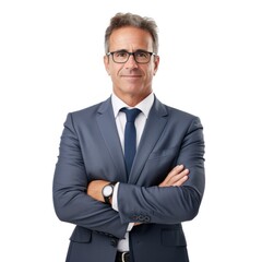 Businessman isolated.