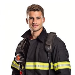 Man fire fighter