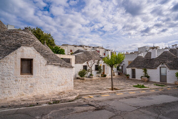 Alberobello Village view in Italy