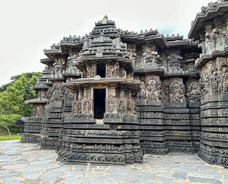 Hoysaleswara temple, also referred simply as the Halebidu temple, is a 12th-century Hindu temple dedicated to Lord Shiva. It is the largest monument in Halebidu, a town in the state of Karnataka