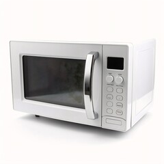 Generative AI : Futuristic Microwave: Simplifying Cooking with AI - Modern, Efficient, and Time-Saving Appliance Illustration