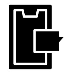 Obraz premium smartphone glyph 