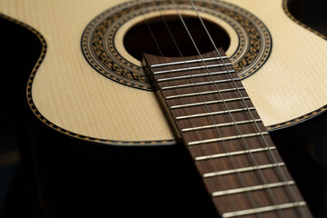 cavaco fretboard close up