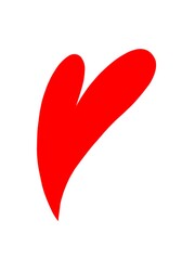 ハートマークのイラスト