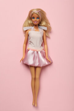 ODESSA, UKRAINE - JULY 26, 2023: Barbie doll and barbie doll accessories concept
