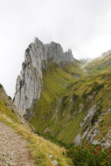 Obraz premium Saxer Luecke, the Swiss Alps, Appenzell 