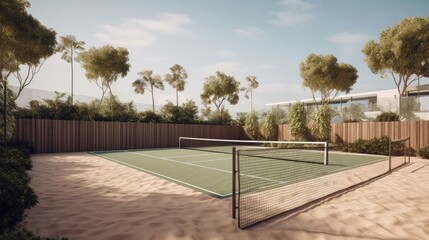 tennis court beautiful background