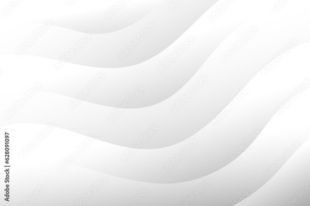 Aufkleber abstract wave gradient white texture background design for banner or presentation