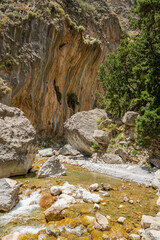 View of The Samaria Gorge, Crete, Greece