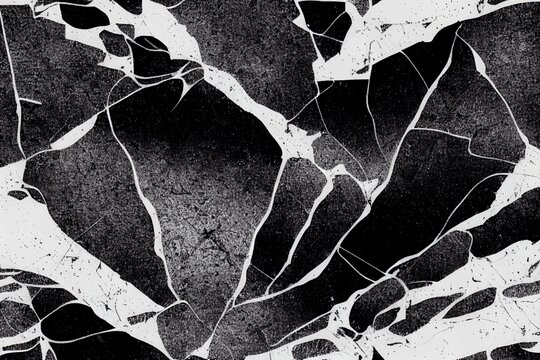 Abstract surreal geometry background. Graphic surface, black elements illustration. Grunge modern futuristic print, artwork for interior design, fashion textile fabric, wallpaper