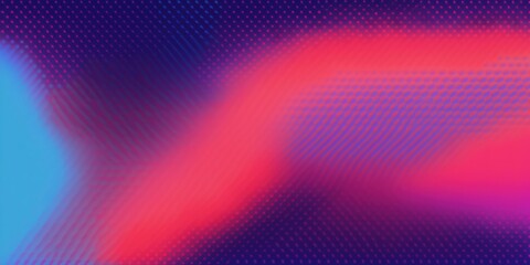 Obraz premium Abstract wavy curved halftone background. Modern gradient illustration, minimal design on black. Futuristic artwork, digital drawing for interior design, fashion textile fabric, wallpaper