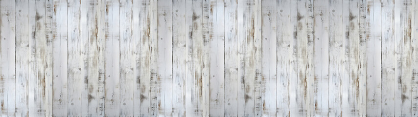 Fototapeta na wymiar old white painted exfoliate rustic bright light wooden wall texture - wood background shabby (Generative Ai)