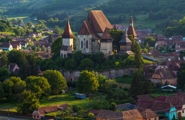Fortified church in Birtheln, Romania