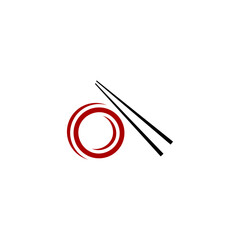 Sushi icon isolated on white background