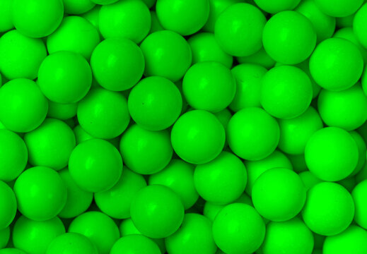 Small round balls, used for a toy gun